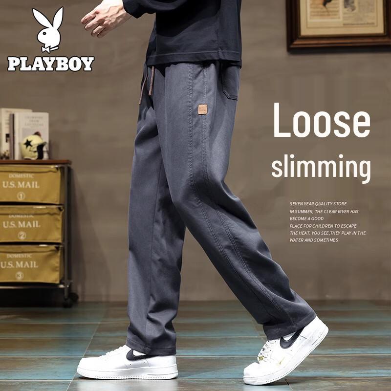 Men s Casual Loose Fit Sports Pants L