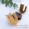 Yousheng  Cat Whisker Vase Fridge Magnet Wooden Refrigerator Magnet with Glass Tube Magnetic Pet Whisker Collector Container Refrigerator Accessories