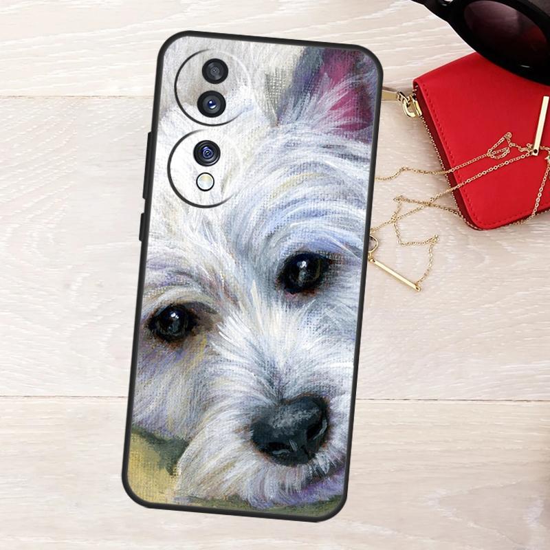 

West Highland Terrier Westie Case For Honor 200 Pro 400 Lite 50 70 90 X9a X9b X9c X9d X8a X8b X8c Magic 5 6 7 8 Pro Cover Honor 90 Lite