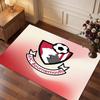 Bournemouth Football Print Crystal Velvet Rug, Comfortable Water Absorbent Non Slip Indoor Floor Carpet