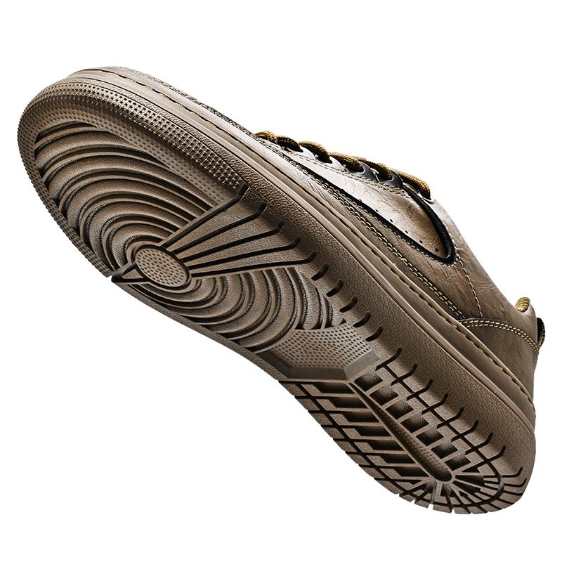 Fashion Men's Leather Shoes Casual Shoes Sneakers