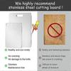 2 Pieces Titanium Chopping Board, Titanium Chopping Board, Stainless Steel Chopping Board, Double Sided, Titanium Kitchen Chopping Board, Suitable for