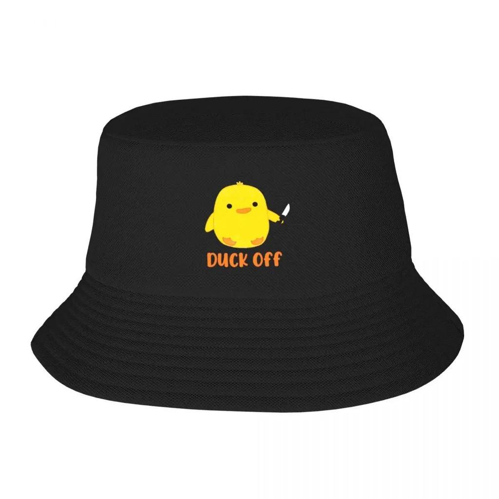 Duck Off! Bucket Hat Derby Hat Hat Beach Trucker Cap Female Men's