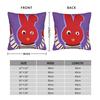 Comedy 31 M-Minutos Pillow Case Red Bunny Graphic Pillow Cover Funny Pillowcases For Sofa Home Decor