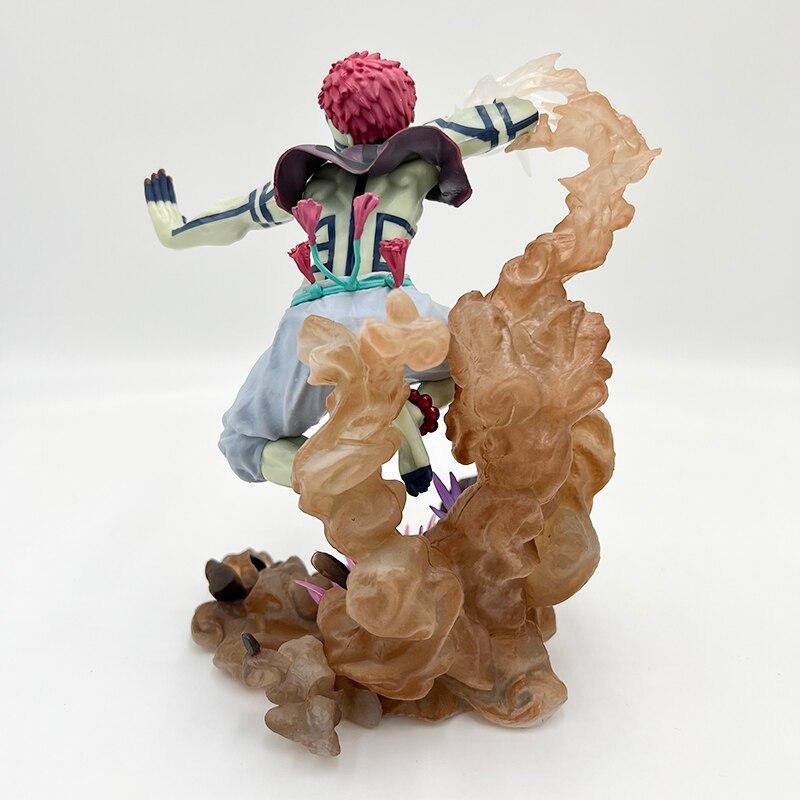 17cm Demon Slayer Akaza Anime Figure Figuarts Zero Akaza Upper Rank 3 Action Figure Kimetsu No Yaiba Figure Adult Model Doll Toy