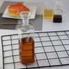Glass Cruet Pourer 150/200/450ml Vinegar Bottle Non-drip Condiment Container  Seasoning