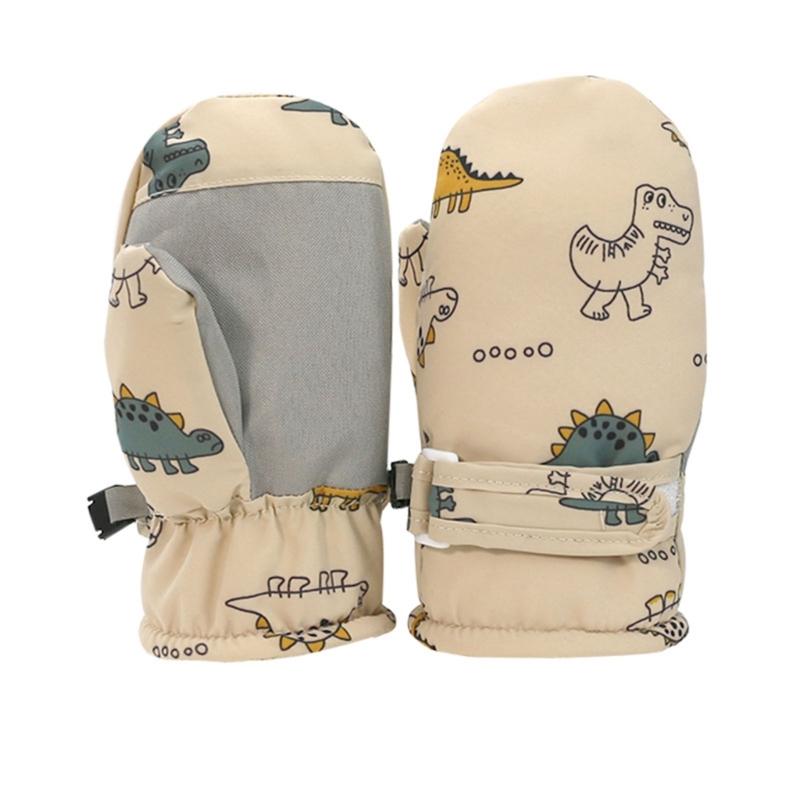 

Регулируемые снежные варежки Водонепроницаемые снежные перчатки Мультяшные ветрозащитные лыжные варежки Быстросохнущие перчатки для младенцев 2 pairs For 6M to 2T хаки