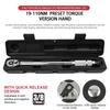 A25F-19-110N.M Precise Torque Wrench Reversible Ratchet Key 3/8Inch Adjustable Square Drive Spanner Precise Preset Car Repair