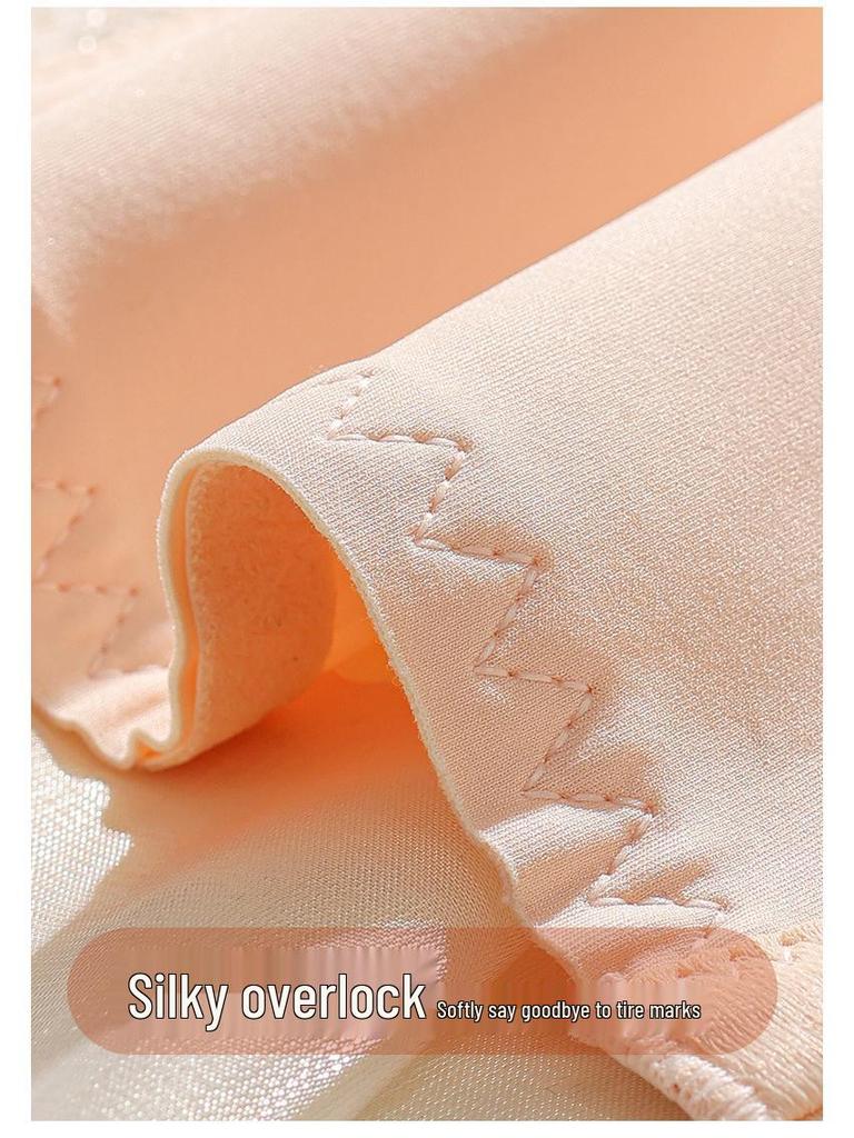 Embroidered Push-Up Lingerie Set: Wireless, Small Bust, Shaping, Side Support, Four-Row Buckle Bra & Panty.