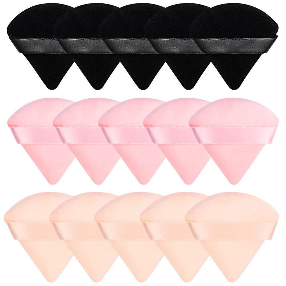 Cross-Border Triangle Powder Puff: Loose Powder Makeup Tool