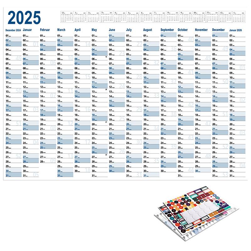 2026 2026 Calendar Planner Sheet Large Wall Calendar Kawaii To Do List Planner Target List Schedule Organizer Office Supplies