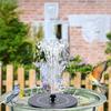 1 Set 3.5W Solar Fountain Solar Powered Bird Bath Fountain Decorative Solar Fountain with Colorful LED Lights for Garden Decor Pool Pond Use