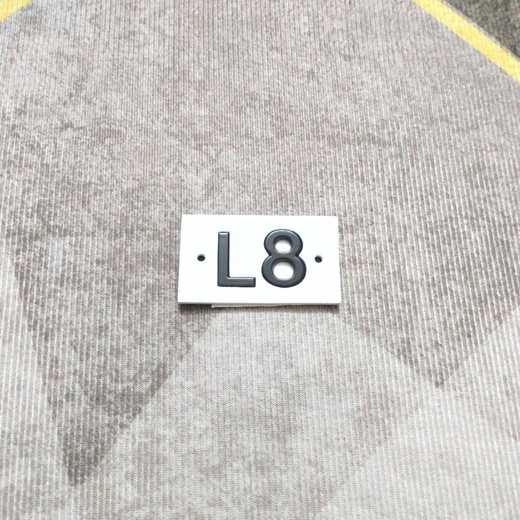 Ideal L9 L8 L7 L6 front hood logo is bright black, rear logo is pasted with tailgate lettering, original factory bright black