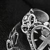 Modern Love Crosses Statement Ring Trendy Minimalist Finger Rings Jewelry For Casual Or Formal Occasions Gift