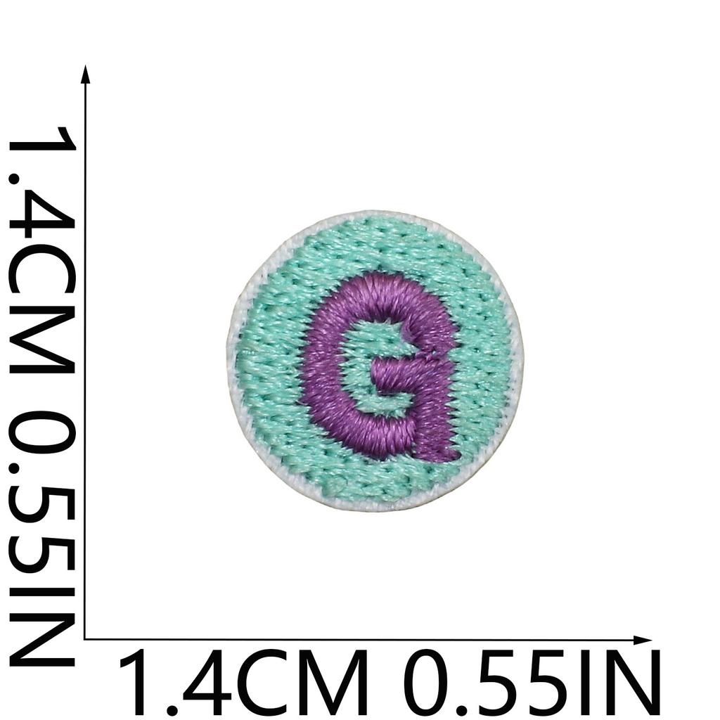 English Letter Embroidery Cloth Sticker Small Size Diy Pendant Decorative Patch Sticker Love Star Letter Embroidery Chapter Boy