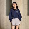 Li Ning Sports Life Collection Sweatshirt Unisex Dark Ship Blue AWDU797-5