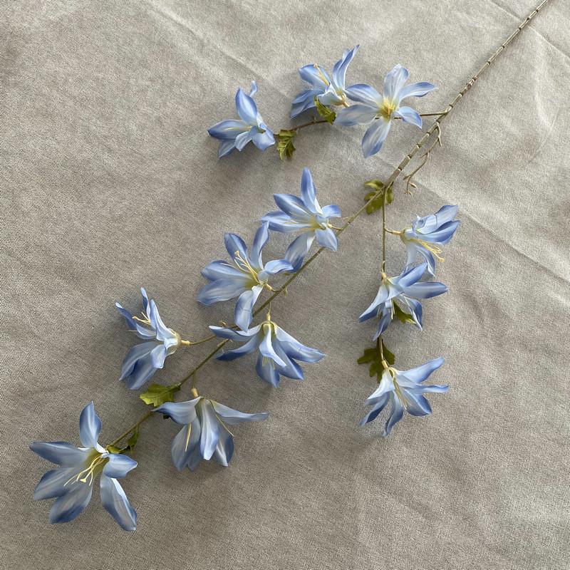 Silk Zephyr Realistic Lily Single Stem For Table Decoration Photography Prop