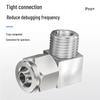 Huazheng HZ 304 Stainless Steel Quick Twist Right-Angle Elbow Connector
