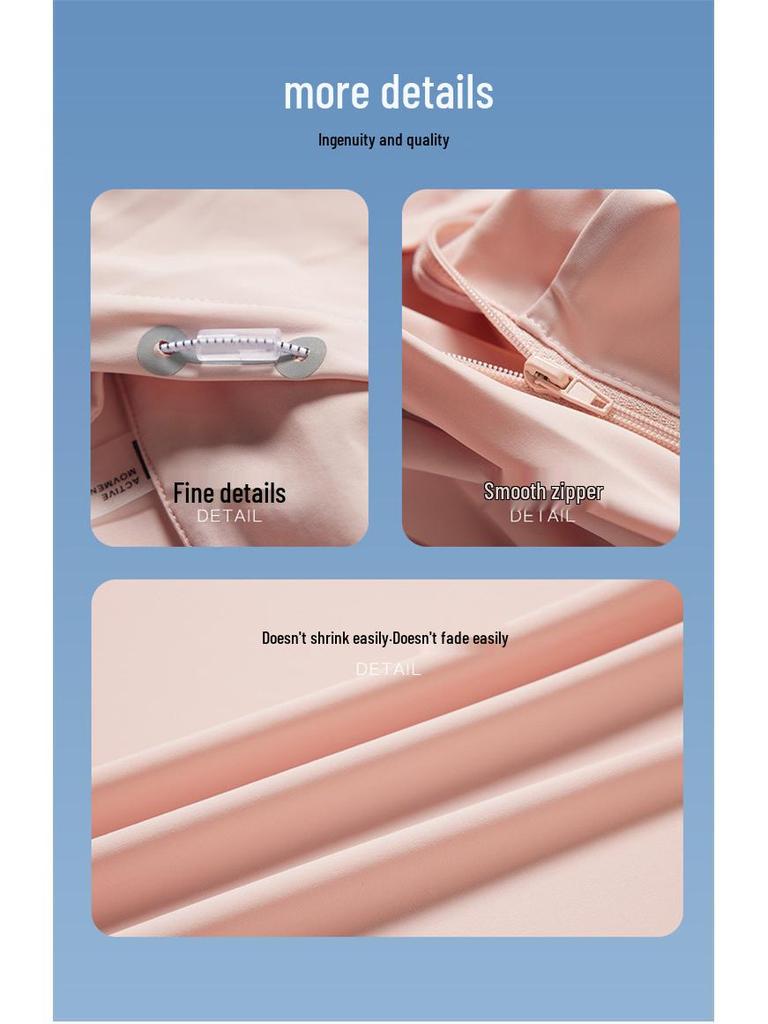 UPF150 Feinstrick Sonnenschutzkleidung - Unisex Atmungsaktiver Eisseiden Angelanzug für Sommer 2025