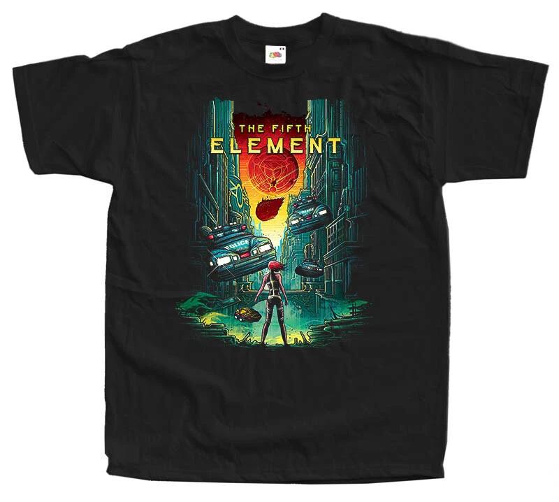 

The Fifth Element T SHIRT Tee V4 Movie Poster BLACK Shirt sizes S-5XL 3XL