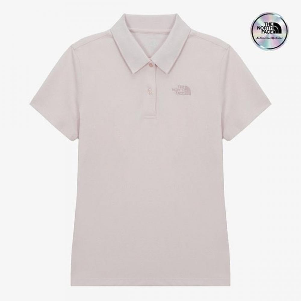 The North Face Women S Coolmax Prime Short Sleeve Polo Pale Peach nt7pS33b PALE PEACH/090