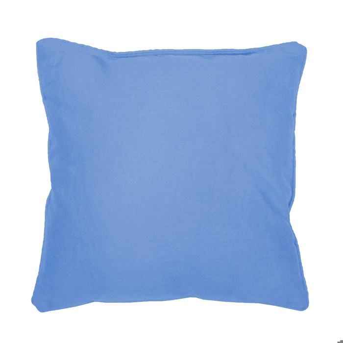 Coussin - Panama - 60 X 60 Cm - Bleu Azur - Non Déhoussable