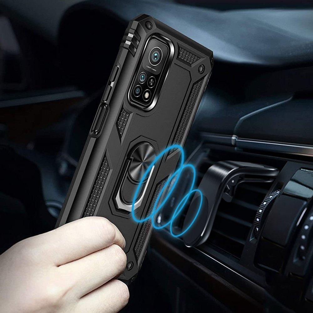 Armored case for Xiaomi Mi 10T/Mi 10T Pro, Nox Case Ring, black