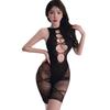 The long night is long, sexy underwear onesie, hand-torn temptation, transparent mesh, passion perspective uniform  women 537