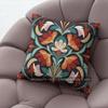 Bohemian Vintage Floral Print Throw Pillow Covers Pattern Cushion Cover Suitable For Sofa Bedroom Car Pillow Cover