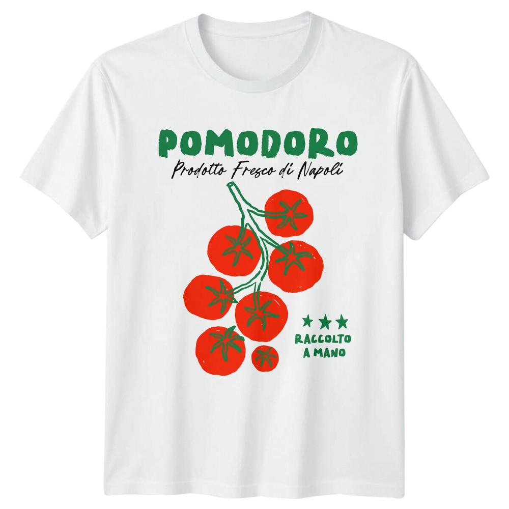 Pomodoro Fresco Di Napoli Food T-Shirt Harvest A Unisex Graphic Tee