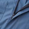 Tuta da Lavoro Estiva da Uomo con Zip - Manica Corta, Colore Unito, Design con Bavero