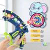 Children's Bow and Arrow Crossbow Dart Board Sticky Ball Target Shooting Outdoor Indoor Toys