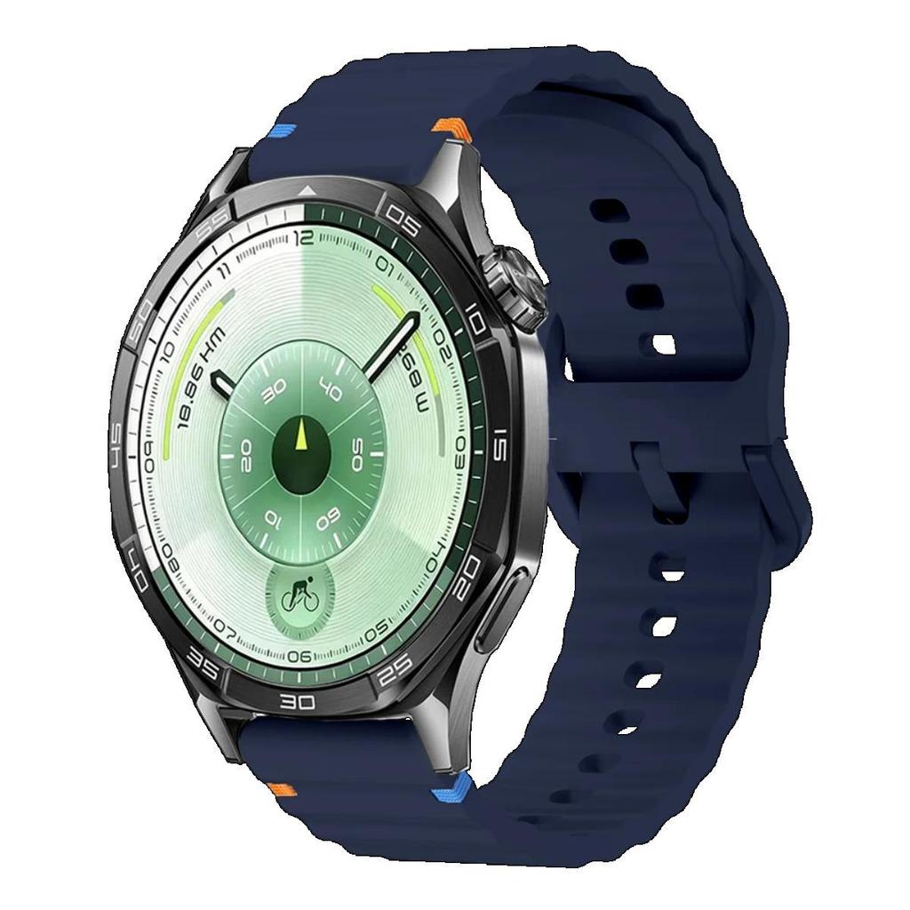 22mm Breathable Silicone Band for Huawei GT6/GT6pro 46mm Sport Replacement Wristband for Huawei GT5 GT4 GT3 Smartwatch Strap