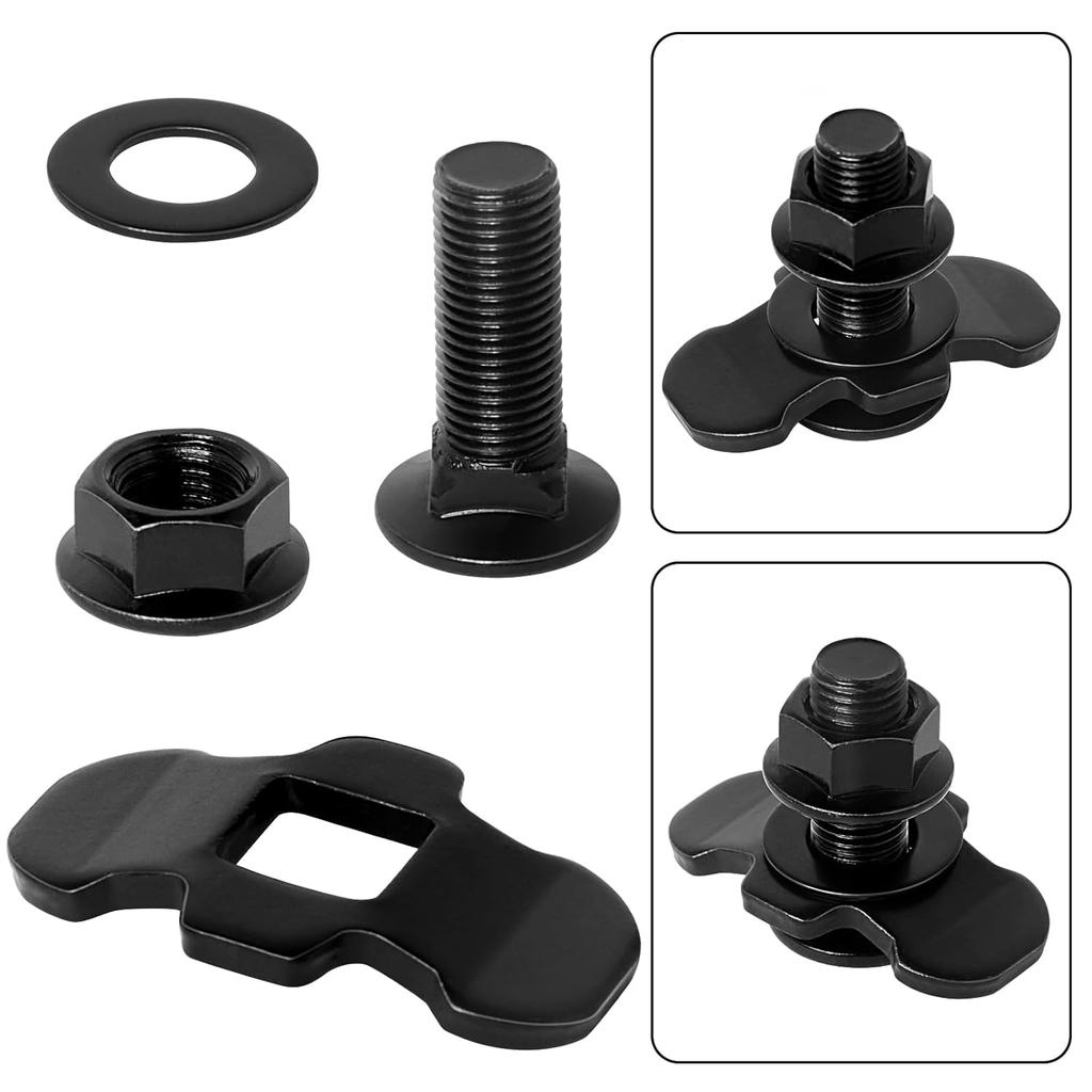 L Track Threaded Stud Fittings L-Track Threaded Double Stud Lug Fitting Tie Down, Used With L Track Rails For Truck Bed Or Trailer Cargo Control,