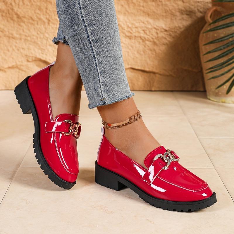 Fashion Shoes for Women 2025 Brand Slip-on Women's High Heels Fashion Metal Decoration New Casual Plus Size Solid Best Seller High Heels