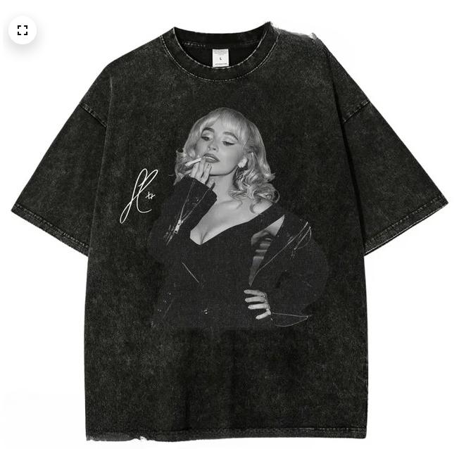 Summer Sabrina Kapur washed Tshirts highquality and luxurious cotton shirts high street hiphop shirts street