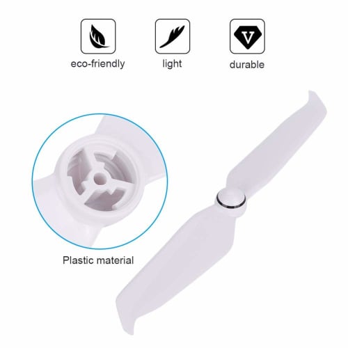 2 Pairs of RC Blade Propellers, 9455S, Low Noise, White, for 4 Pro V2.0/Advanced Drones