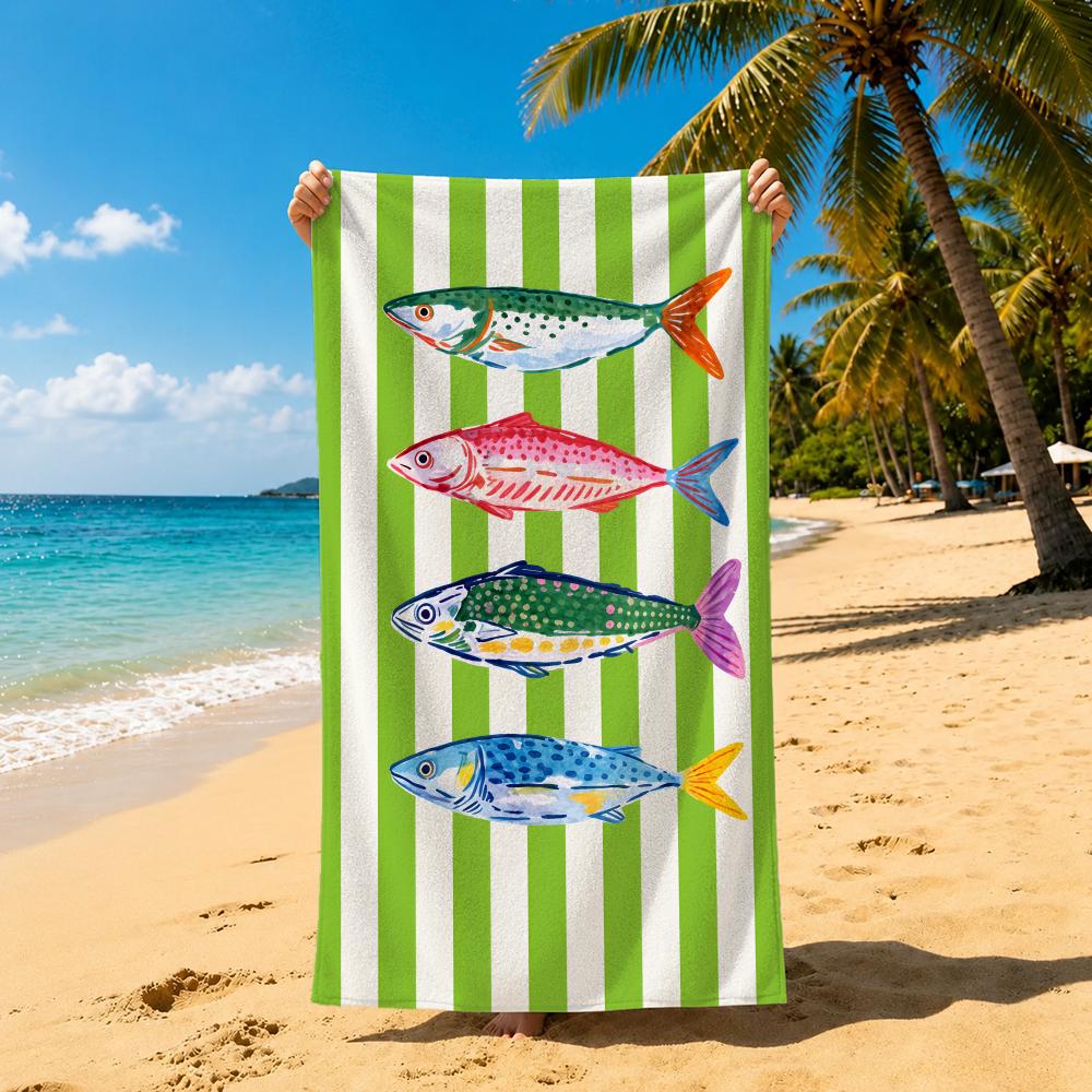 Art Summer Beach Towel Prints Towel Towel Soft Pool Gift For Travel Gym Shower Cool Camping Quick Dry Sports Large Beach Towel