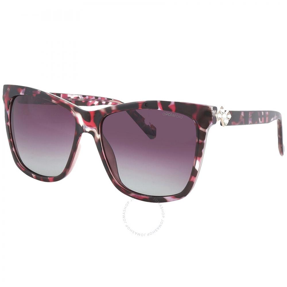 Polaroid Core Polarized Burgundy Gradient Cat Eye LadieS SunglaSSeS Pld 4078 S X 0ydc Jr 56