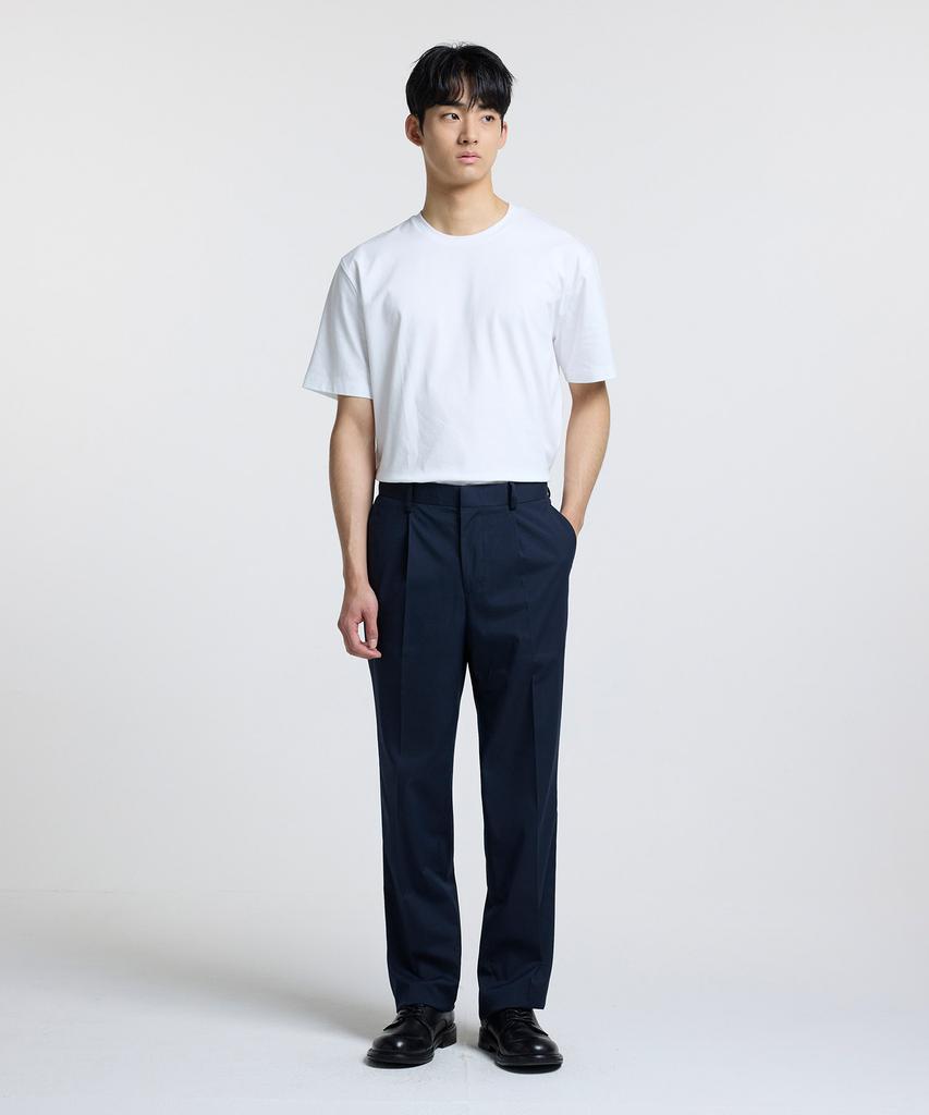 STCO Haus Unstructured Pants Navy (Semi-Oversized Fit)_Cslva05Hsn