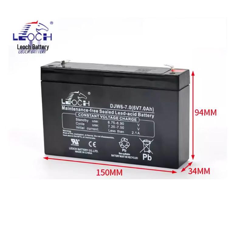 Ritar DJW6-7.0 6V 7Ah VRLA Battery