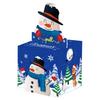 Christmas Snowman Theme Party Decor Gift Box With Paper Material For Holiday Celebrations