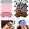 Personalized Rabbit Hair Eye Mask Custom Sleep Mask Plush Cute Bridesmaids Gift Sleep Masks Fur Cozy Bachelorette Gift