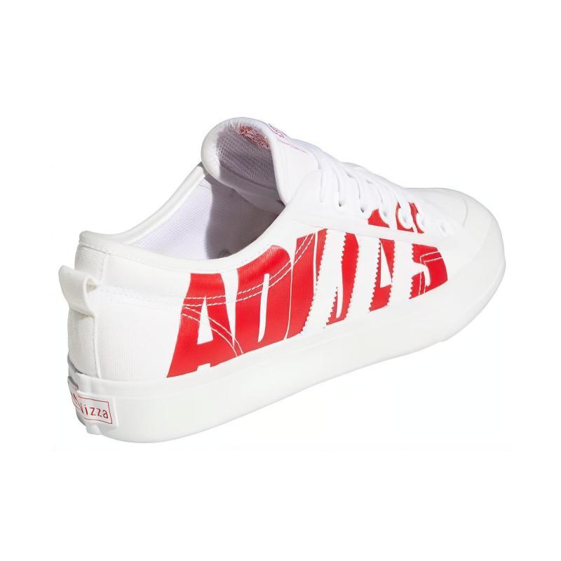 Adidas Nizza Trefoil 'White Red' Women's Sneakers FX8345