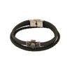 Accessories Stainless Steel Leather Bracelets Fashion Jewelry Personalized Multi-layer Braided Leather Bracelets Unisex