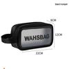 Waterproof Toiletry Bag: Women's Large Capacity Makeup & Cosmetics Travel Bag, Wet/Dry Separation, Portable Handheld Design.