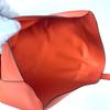 HERMES Flap Pouch Puri Plat Two fold Clutch bag Swift Orange Unused