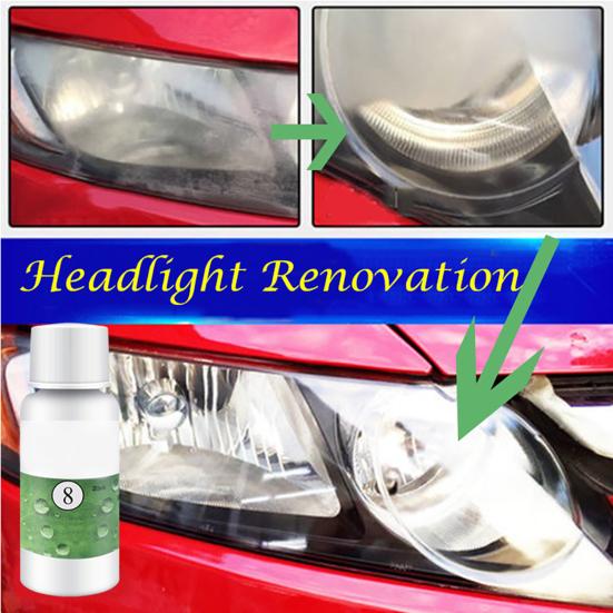 HGKJ-8-20ML Restoration Agent Long Lasting Anti-scratch Liquid Headlight Restoration Agent for Car