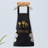 Sling Aprons Fork Wipes Kitchen Waterproof Oil Resistant Thicken Oversizeds