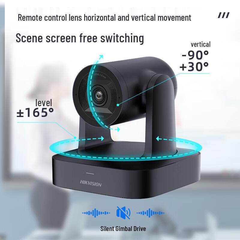 Hikvision 4K Live Streaming Webcam with Remote Pan/Tilt